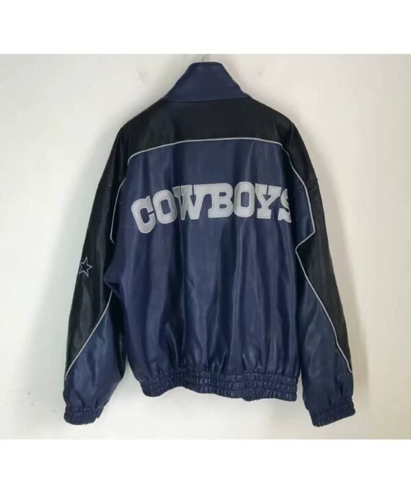 nfl team dallas cowboys football leather jacket 2