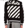 off white virgil abloh 2015 black varsity jacket scaled 1