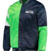 seattle seahawks green and blue jacket