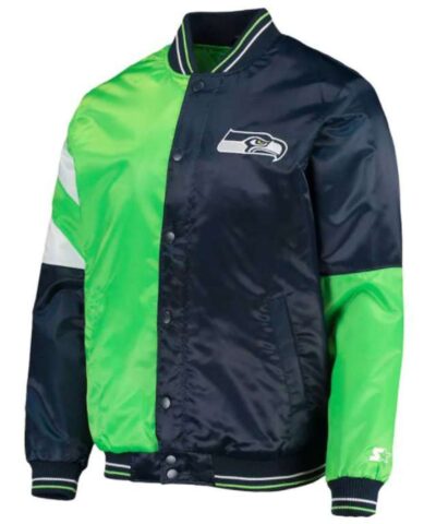 seattle seahawks green and blue jacket 