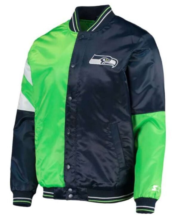 seattle seahawks green and blue jacket