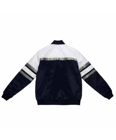 tricolor nfl team dallas cowboys satin jacket 1