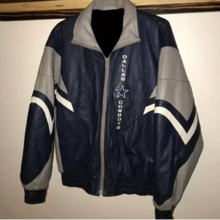 vintage 90s nfl dallas cowboys leather jacket 2