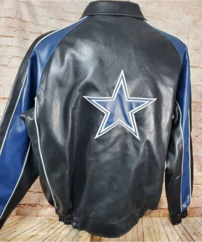 vintage dallas cowboys football leather jacket 1