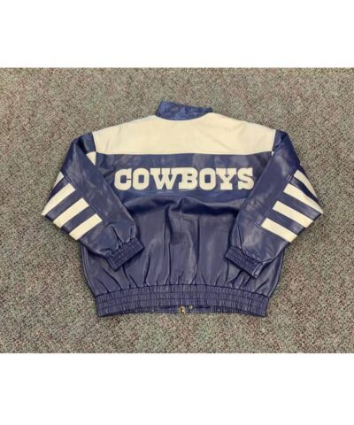 vintage nfl dallas cowboys leather jacket 1
