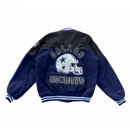 vintage nfl dallas cowboys suede leather jacket 1