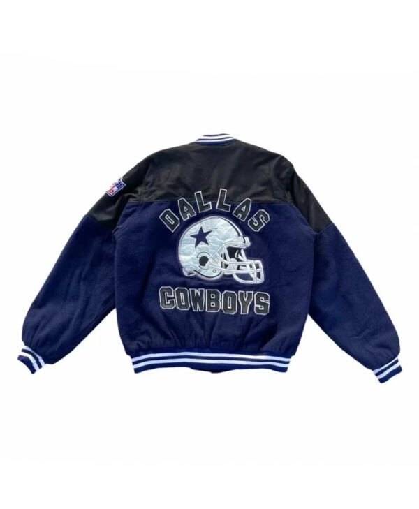 vintage nfl dallas cowboys suede leather jacket 1