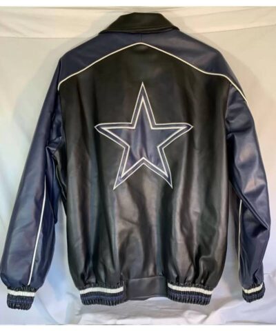 vtg nfl dallas cowboys leather bomber jacket 1