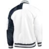 white navy nfl team dallas cowboys satin jacket 1