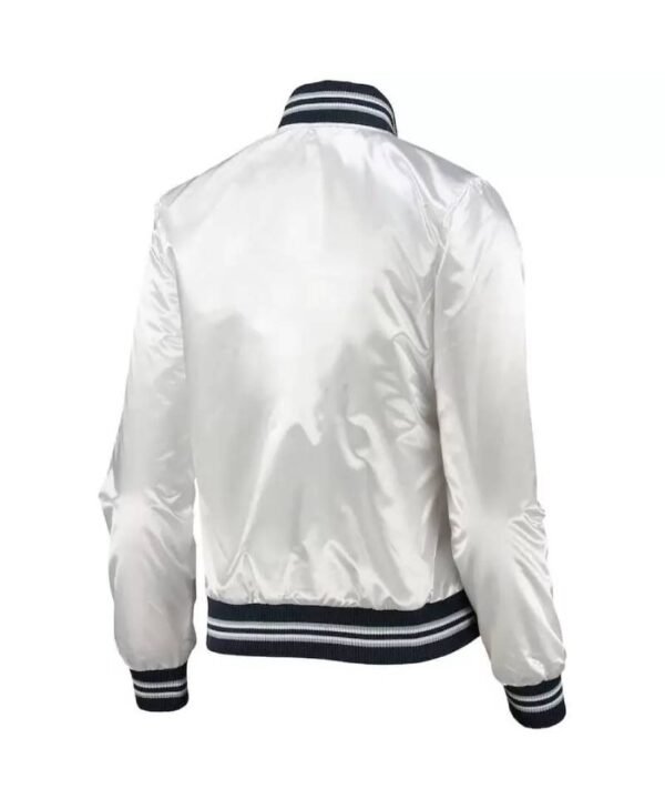 white nfl team dallas cowboys satin jacket 1