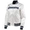 white nfl team dallas cowboys satin jacket