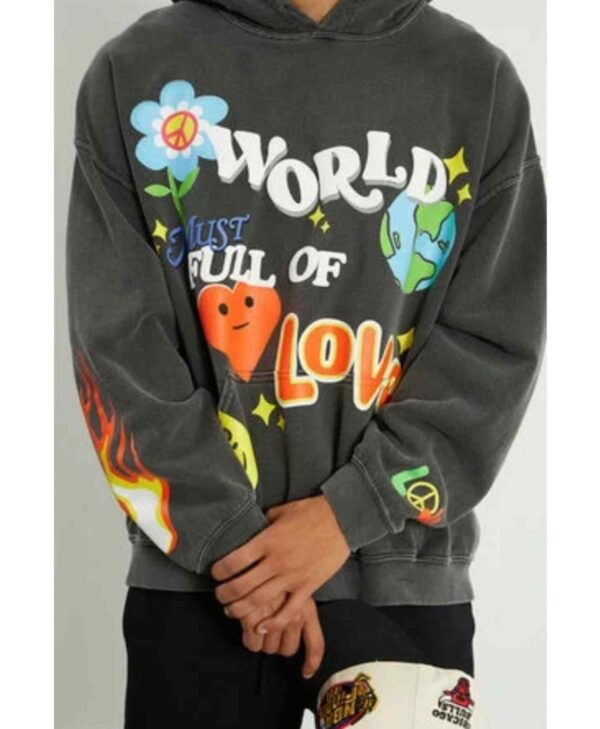 world of love grey hoodie scaled 1