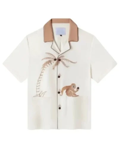 Buy Now Mook TV Series The White Lotus Season 03 Lalisa Manobal White Monkey Print Shirt For Unisex 659x800 1