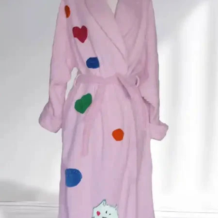 Confetti Kitty Bathrobe