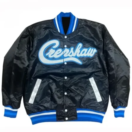 Kobe Bryant Crenshaw Varsity Black Jacket 1
