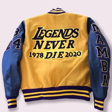 Kobe Bryant Legends Never Die Yellow Jacket
