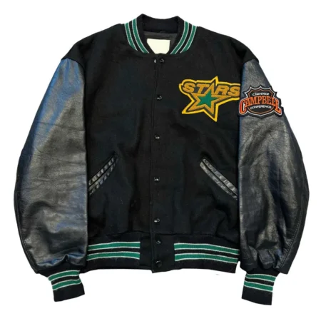 90s dallas stars varsity jacket
