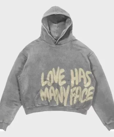All We Need Is Love Grey Hoodie