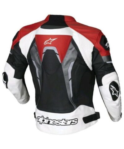 Alpinestars Celer Motorcycle Red Biker Leather Jacket