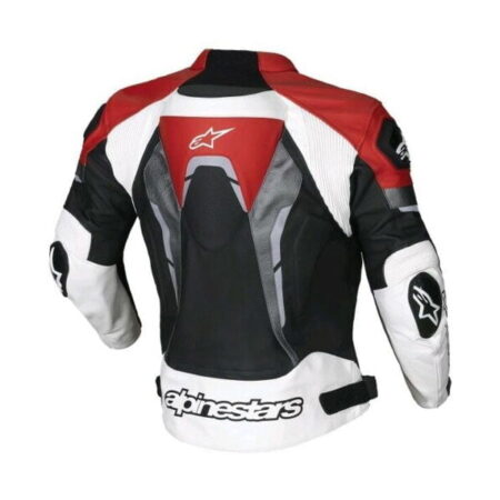 Alpinestars Celer Motorcycle Red Biker Leather Jacket