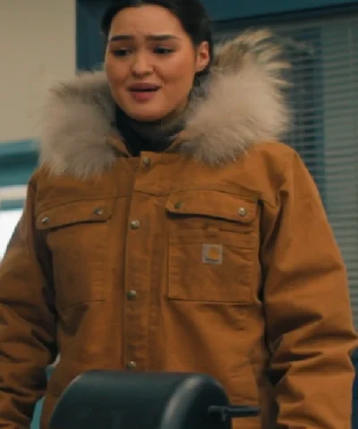 Anna Lambe North of North Camel Brown Carhartt Coat