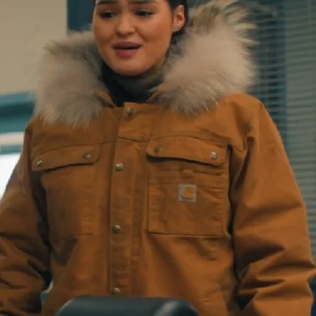 Anna Lambe North of North Camel Brown Carhartt Coat