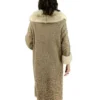 Astrakhan Persian Karakul Lamb Fur Coat With Real Cream Mink Fur Collar For Womens.webp