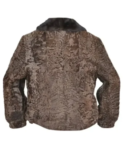 B3 Bomber Astrakhan Brown Broadtail Persian Lamb With Mink Fur Collar Jacket For Men And Women.webp