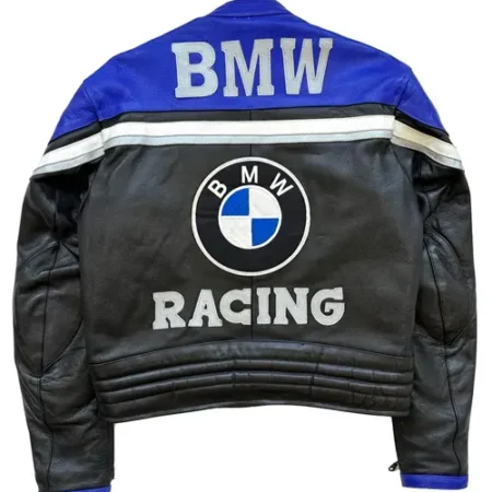 BMW Racing Leather Jacket Back