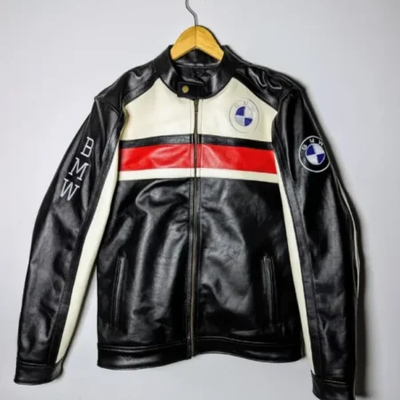 BMW Racing Leather Rare Streetwear Jacket