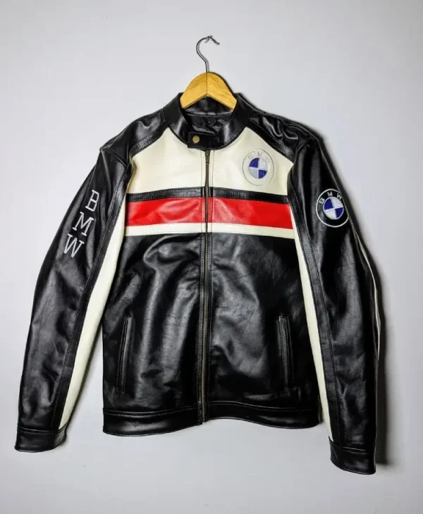 BMW Racing Leather Rare Streetwear Jacket