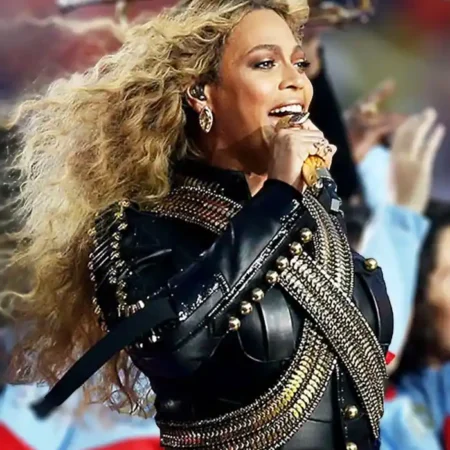 Beyonce NFL Super Bowl Pepsi 50 Halftime Show Bullets Jacket