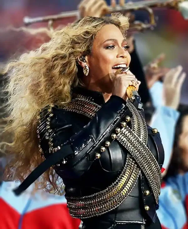 Beyonce NFL Super Bowl Pepsi 50 Halftime Show Bullets Jacket