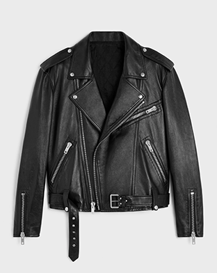 Black Owen Teague Good Morning America 2024 Leather Jacket