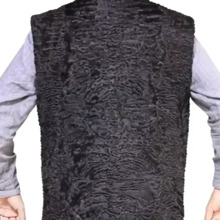 Broadtail Karakul Astrakhan Sawarka Persian Lamb Fur Vest Waistcoat For Men And Women webp