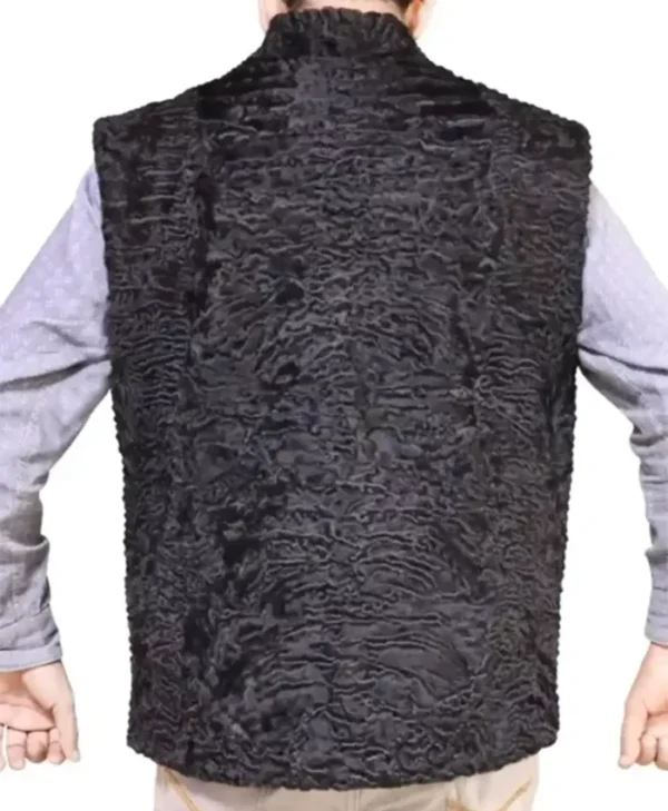 Broadtail Karakul Astrakhan Sawarka Persian Lamb Fur Vest Waistcoat For Men And Women webp