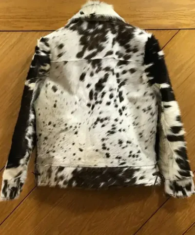 Buy Cowhide Black And White Skin Fur Leather Jacket For Men And Women.webp