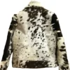 Buy Cowhide Brown Black And White Leather Fur Jacket For Men And Women.webp