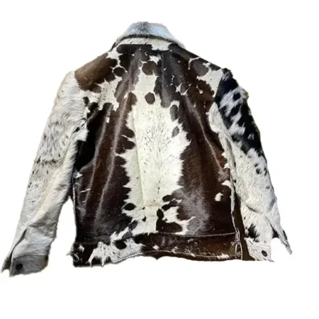Buy Cowhide Grey And Black Fur Leather Jacket For Men And Women webp