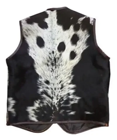 Buy Cowhide Multicolor Fur Leather Vest For Men And Women.webp