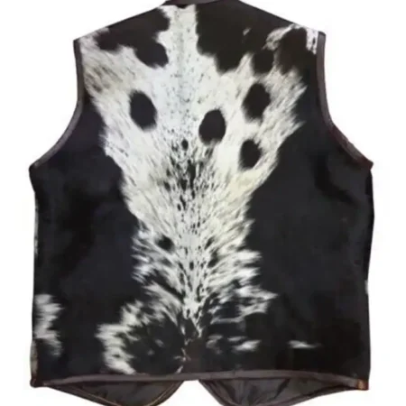 Buy Cowhide Multicolor Fur Leather Vest For Men And Women webp