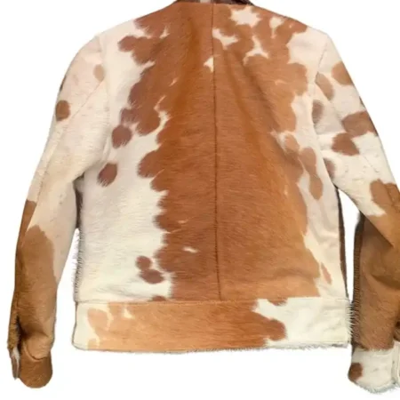 Buy Cowhide White And Brown Fur Leather Jacket For Men And Women webp