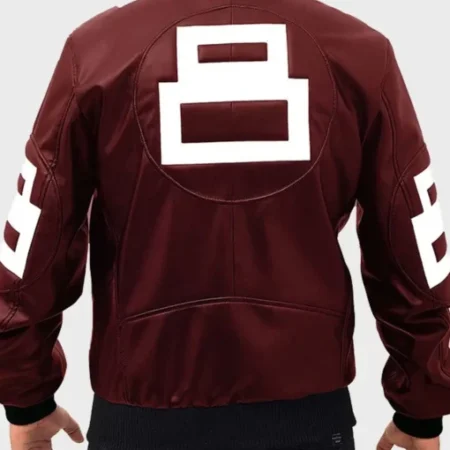 Buy David Puddy Seinfeld 8 Ball Maroon Jacket