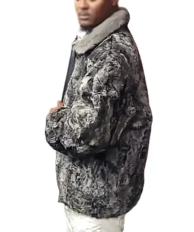 Buy Now Gray Persian Lamb Fur Mink Fur Collar Jacket For Men And Women.webp