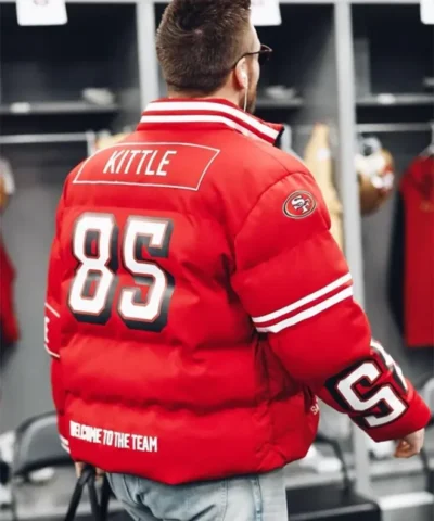 Buy Now OFF Season Kristin Juszczyk 49ers Red Puffer Jacket For Unisex 659x800