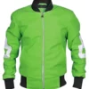 Buy Unisex 8 Ball Green Bomber Jacket 510x638