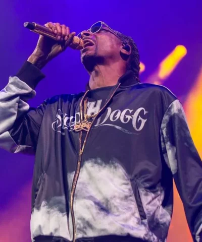 Cali to Canada Tour 2024 Snoop Dogg Black Bomber Jacket