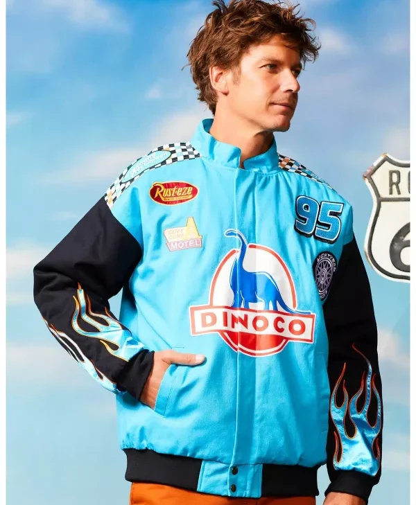 Cars Lightning McQueen Dinoco Racing Jacket