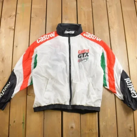 Castrol 1990s Vintage GTX Racing Windbreaker Jacket