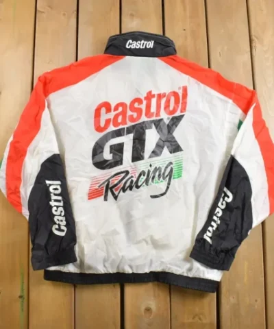 Castrol 1990s Vintage GTX Racing Windbreaker Jackets 600x515